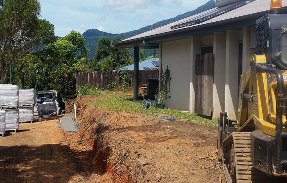 Mt Sheridan Retaining Wall
